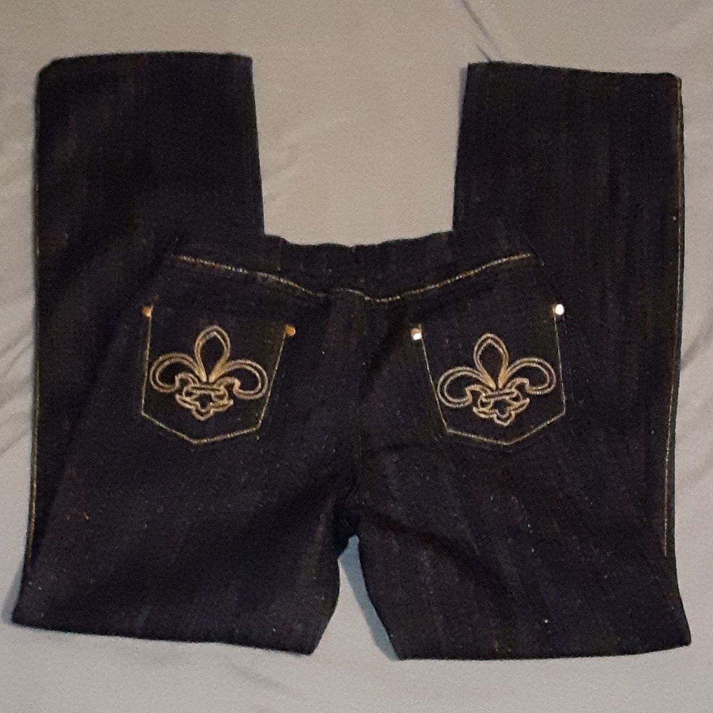 Drama Gold , Gold sparkle jeans